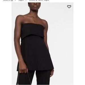 Toteme Classic Black Strapless Dress